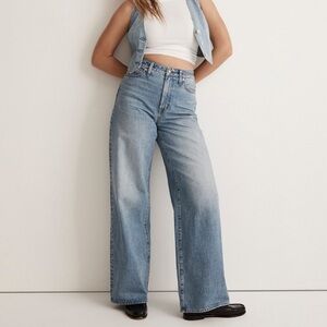 Madewell super wide leg jeans